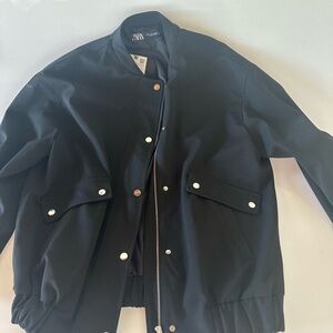 Zara Midnight Bomber Jacket